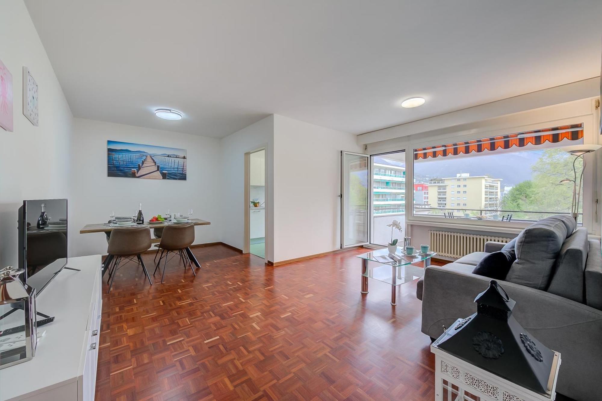 Lido Apartment - Happy Rentals Locarno Eksteriør bilde